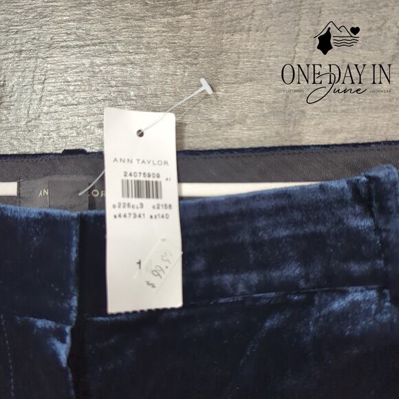 Ann Taylor Velveteen Wide Leg Pants Size 14 - Picture 2 of 7